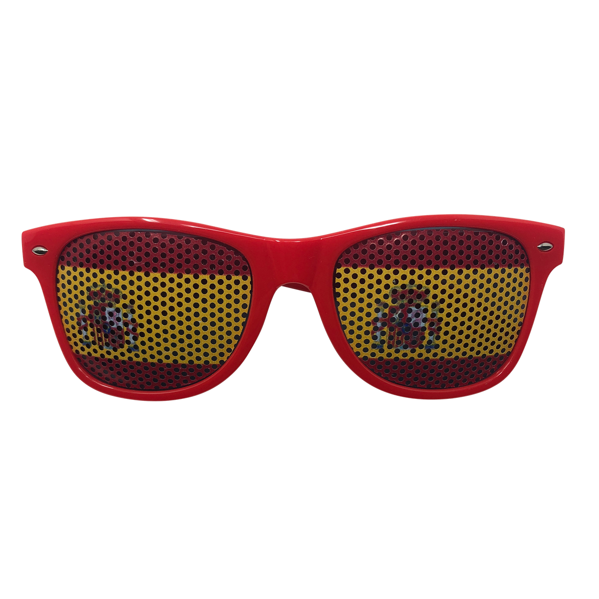 Novelty Sunglasses - Spain Flag Lens Print