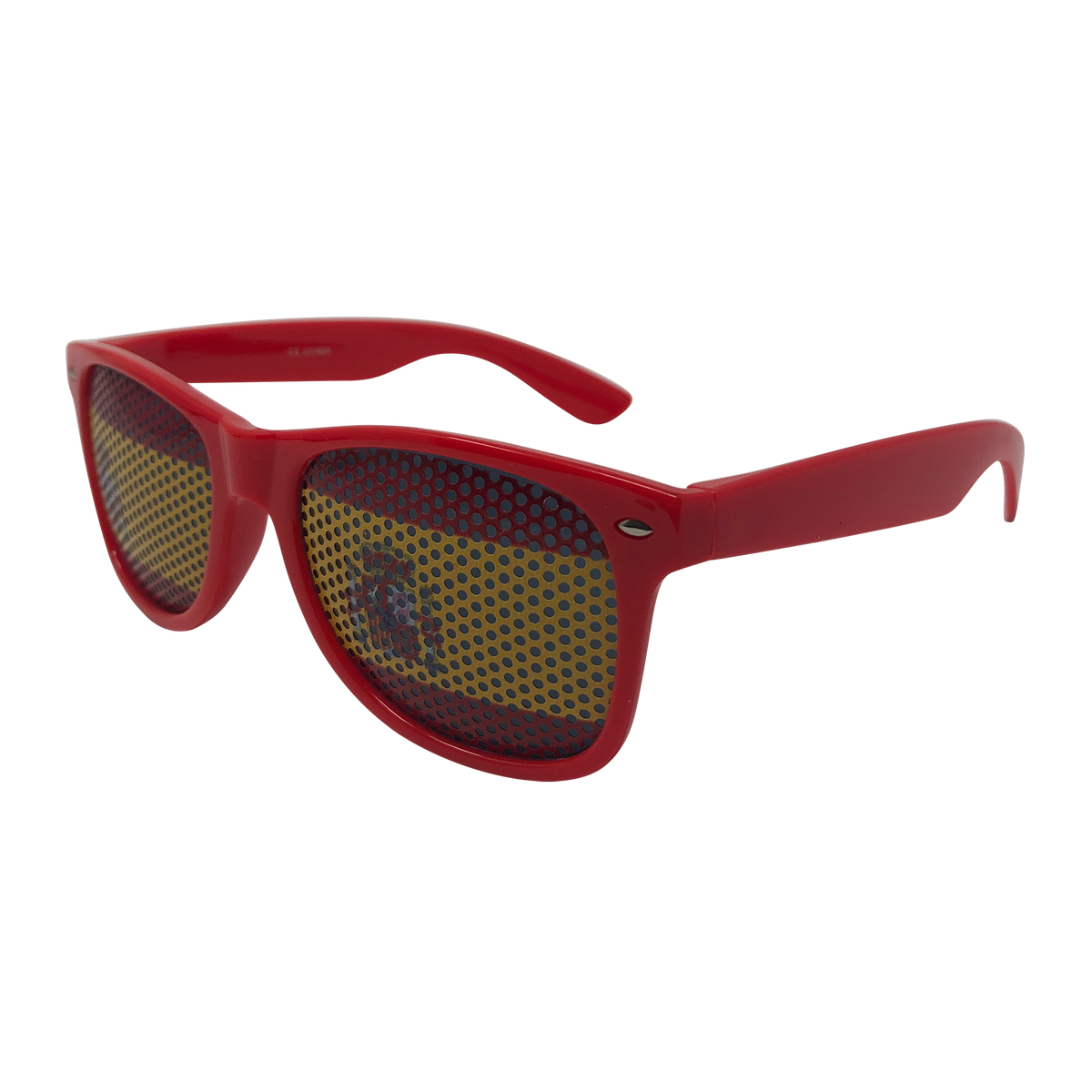 Novelty Sunglasses Spain Flag Lens Print