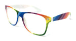 Wholesale Classic Clear Lens Glasses - Rainbow Frame