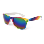 Classic Sunglasses - Rainbow Frame, Rainbow Mirrored Lens