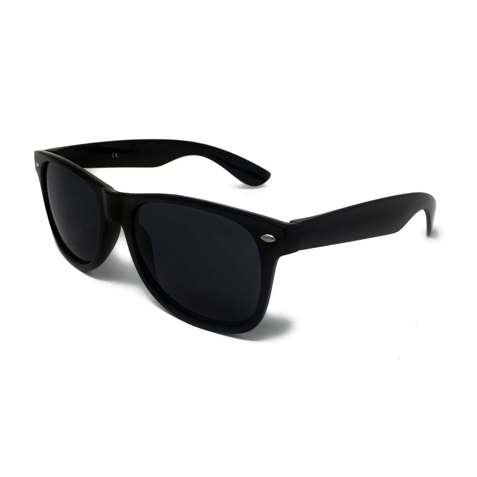 Wholesale Kids Classic Sunglasses - Black Frame, Black Lens