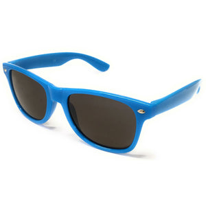 Wholesale Classic Sunglasses - Blue Frame, Black Lens