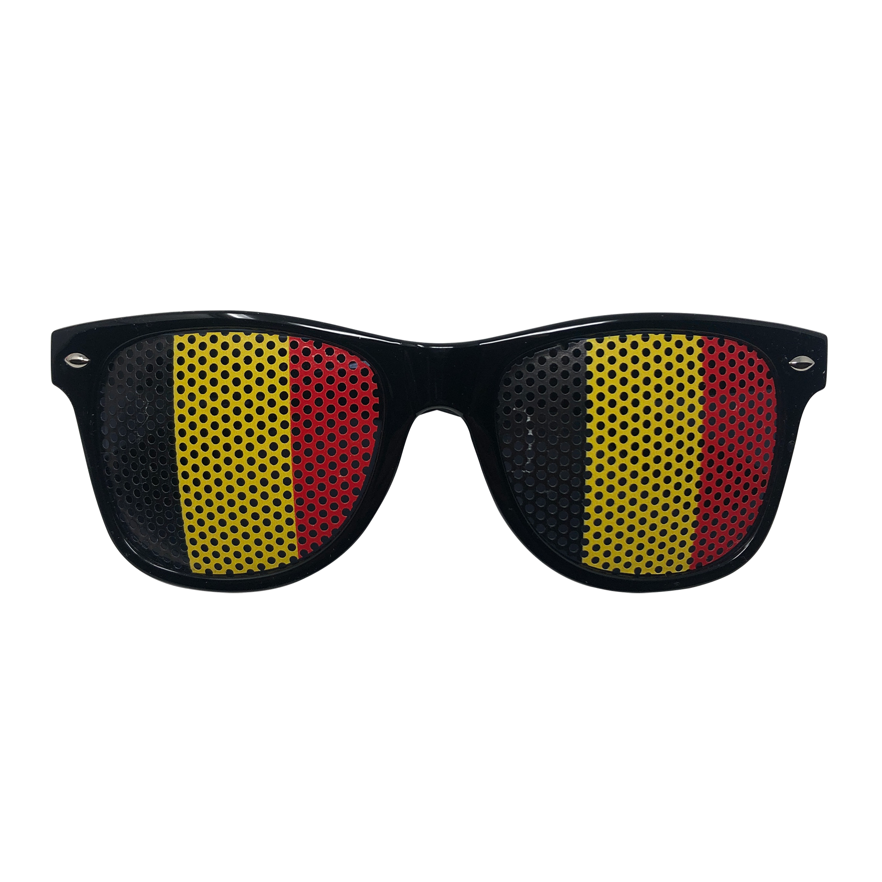 Novelty Sunglasses - Belgium Flag Lens Print