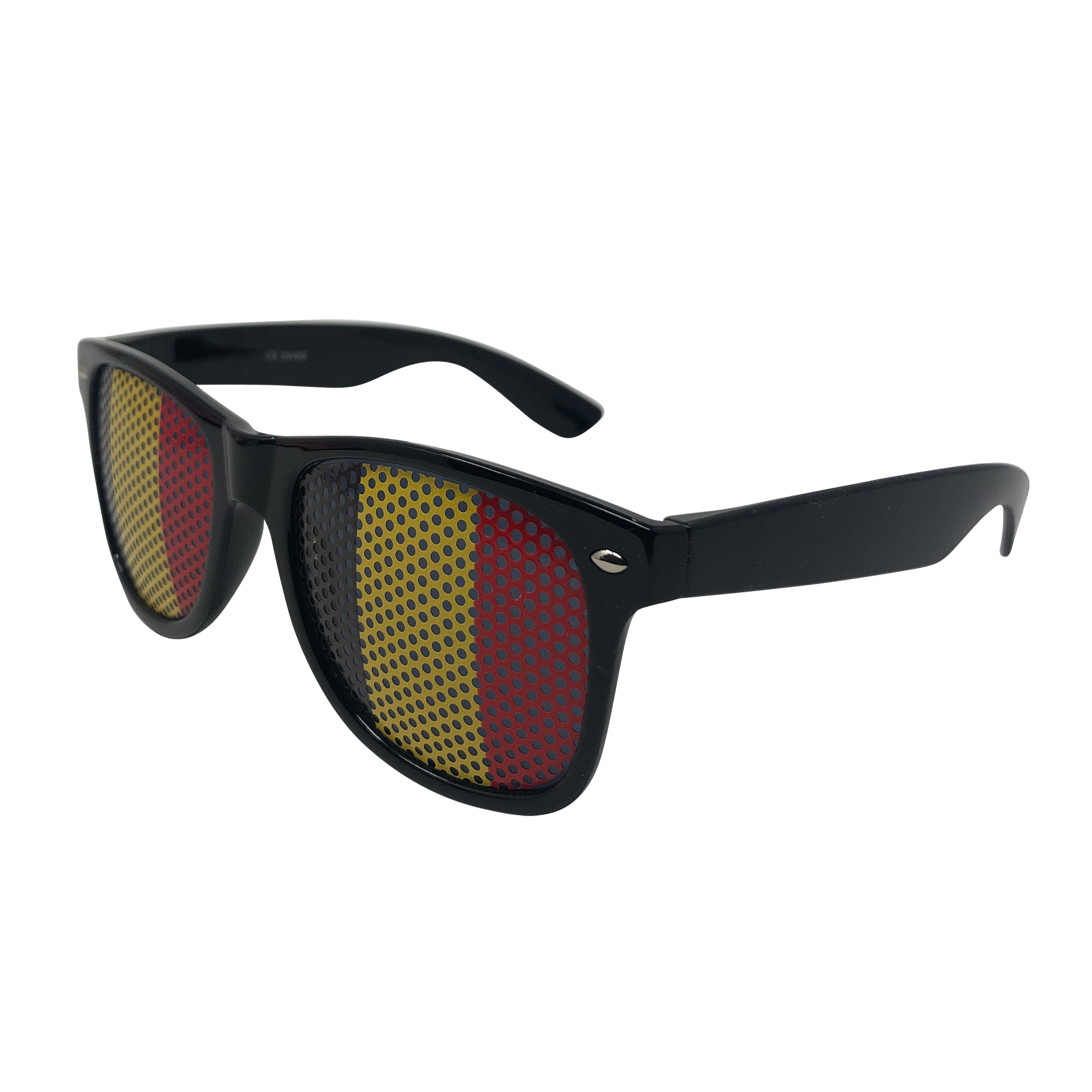 Wholesale Novelty Sunglasses - Belgium Flag Print