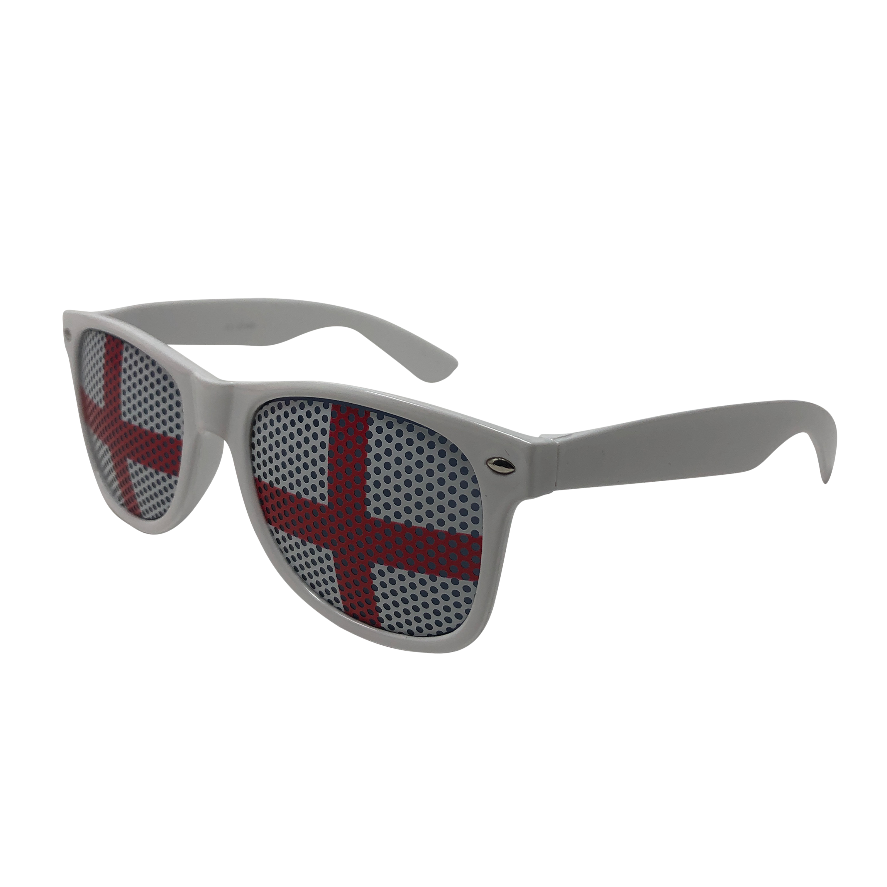 Kids Novelty Sunglasses - England Flag Lens Print