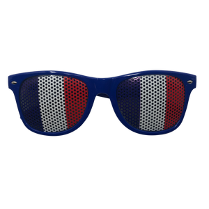 Novelty Sunglasses - France Flag Lens Print