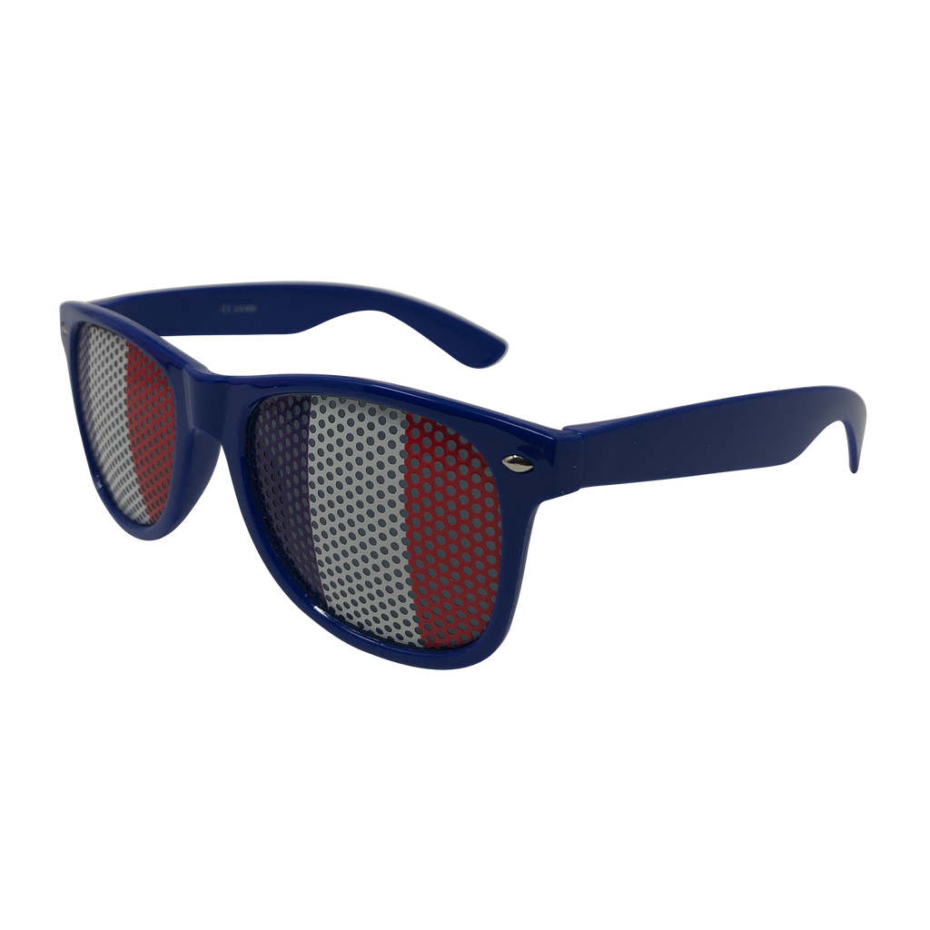Wholesale Novelty Sunglasses - France Flag Print