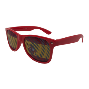 Wholesale Novelty Sunglasses - Spain Flag Print