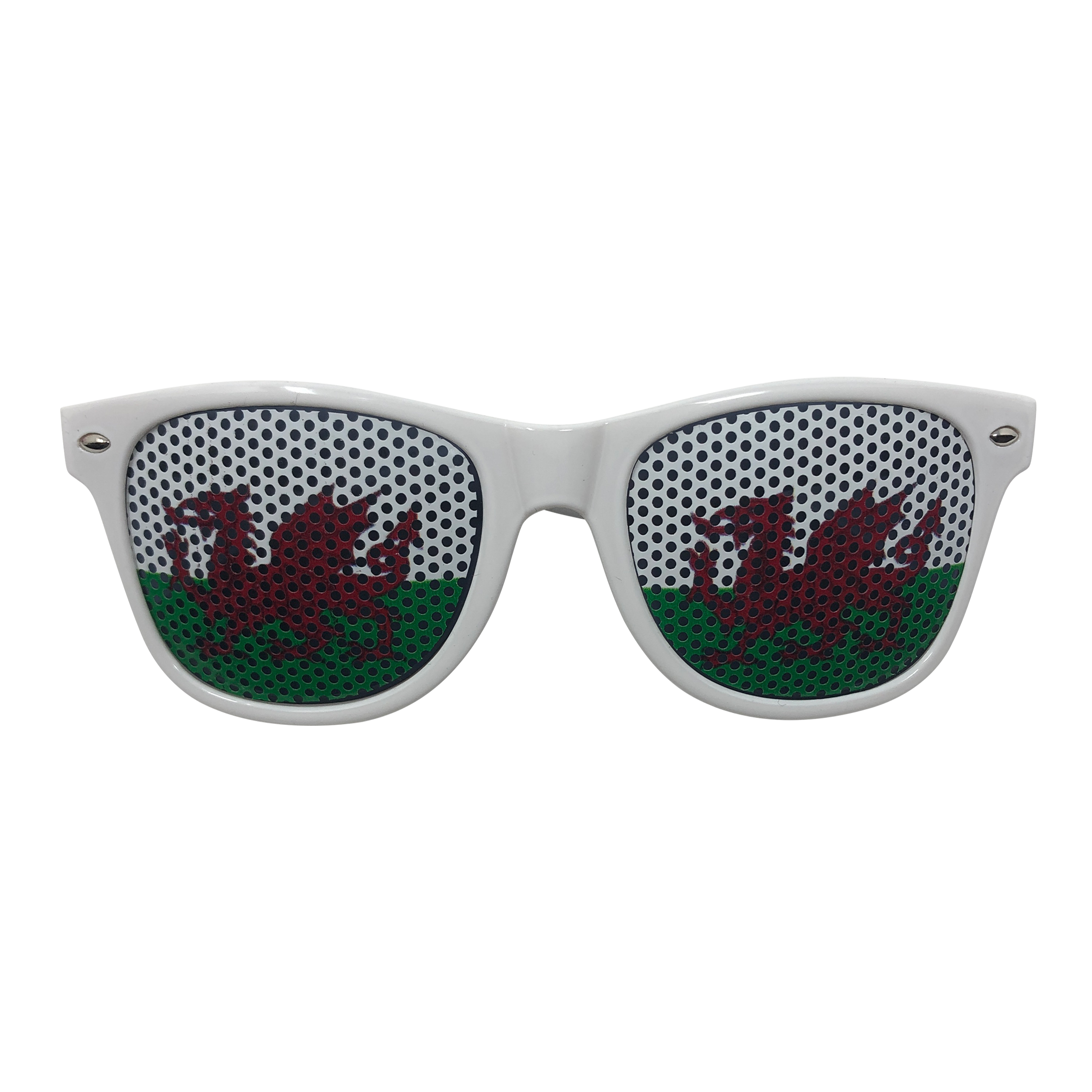 Novelty Sunglasses - Wales Flag Lens Print