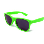Wholesale Classic Sunglasses - Green Frame, Black Lens