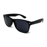 Wholesale Classic Sunglasses - Matte Black Frame, Black Lens