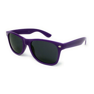 Wholesale Classic Sunglasses - Purple Frame, Black Lens