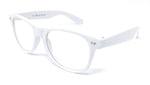 Wholesale Classic Clear Lens Glasses - White Frame